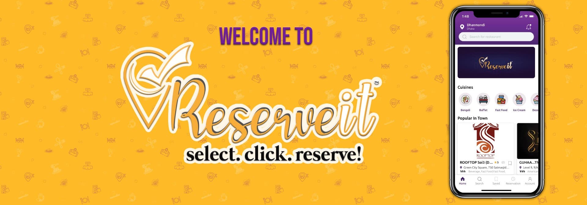 Reserveit banner